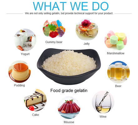 Odorless All Natural Beef Gelatin Powder  For Baking 80 To 300 Bloom