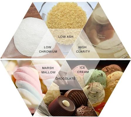 Commercial  Odorless Food Grade 280 Bloom Gelatin As Thickening Agent