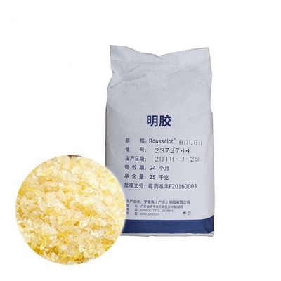 Helles gelbliches Rindfleisch-Halal Gelatine-Pulver-Gesundheitsschutz 25Kg pro Tasche