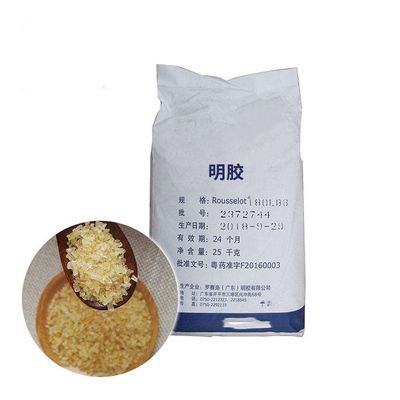 Helles gelbliches Rindfleisch-Halal Gelatine-Pulver-Gesundheitsschutz 25Kg pro Tasche