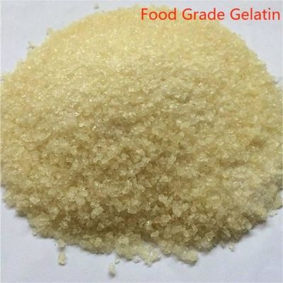 Light Yellow Edible Bovine Gelatin 280 Bloom Gelatine Protein 95%