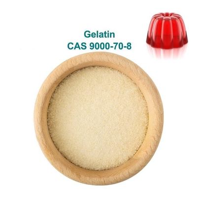 Yenilebilir Gıda Sınıfı Domuz Jelatin Tozu% 95 Protein CAS 9000-70-8 ISO