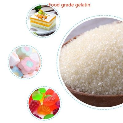 Het eetbare van de het Varkensvleesgelatine van de Voedselrang Poeder 95% Eiwitcas 9000-70-8 ISO