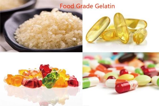 Protein Bubuk Gelatin Viskositas Tinggi Non Gmo Semua Bebas Gluten Alami