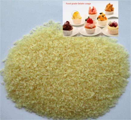 Iso Bovine Gelatin Powder Viscosity 1.0-2.0 Mpa.S Plate Count ≤1000 Cfu/G Food