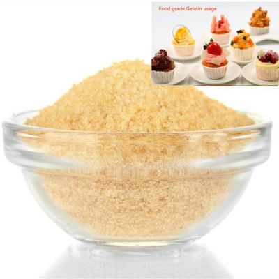 Iso Bovine Gelatin Powder Viscosity 1.0-2.0 Mpa.S Plate Count ≤1000 Cfu/G Food