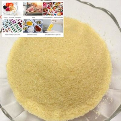 Fine Textured Pork Gelatin Powder For Food Beverage