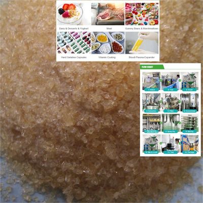 White High Protein Pork Gelatin Powder Low Fat No Additives