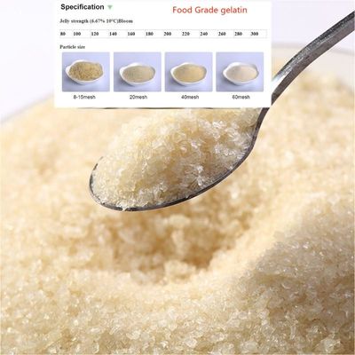 Origin Halal Beef Gelatine Ph Value 4.5-6.5 Ash Content Less Than 1.5%