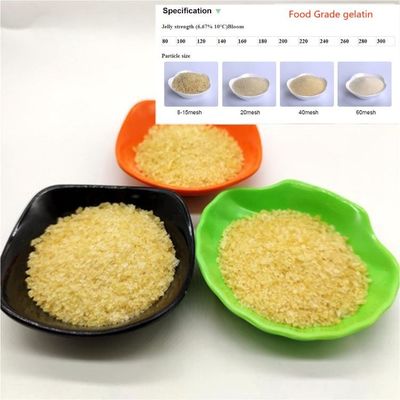 ≤10ppm المعادن الثقيلة غير قابلة للأكل الجيلاتين Ph 5.0-7.0 السلمونيلا السلبية