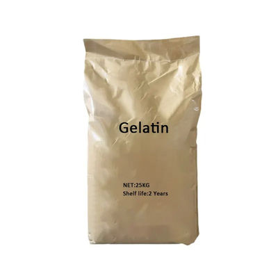 Tekstur halus 2kg Daging Babi Gelatin Bubuk Tinggi Protein