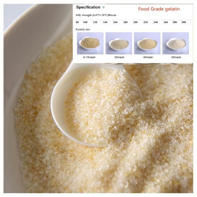 Origin Halal Beef Gelatine Ph Value 4.5-6.5 Ash Content Less Than 1.5%