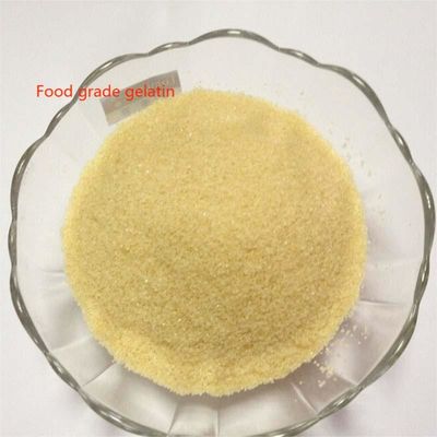 Yellowish 80-300bloom Halal Beef Gelatine Powder Additive