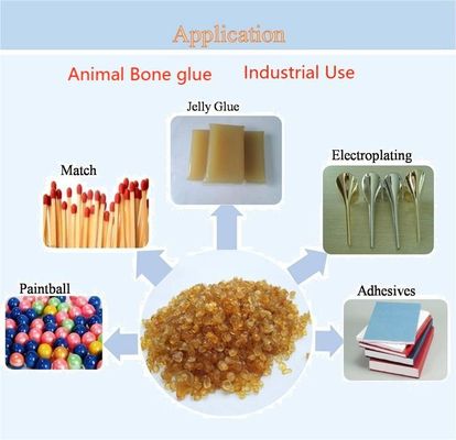 OEMの安定した動物の骨のゼラチンのフィッシュ アイは産業使用法をつける