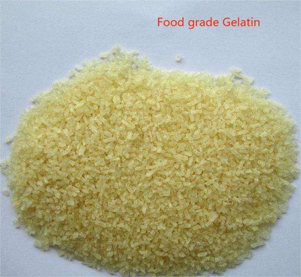 Light Yellow Edible Bovine Gelatin 280 Bloom Gelatine Protein 95%