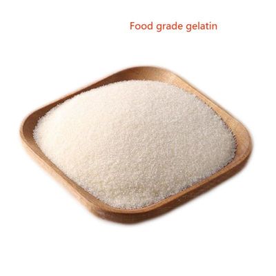 White Fine Pork Gelatin Powder With Salt Bottle Packing