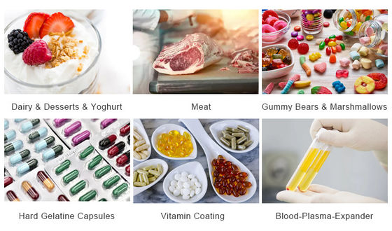 Culinary White Halal Food Grade Gelatin Powder Ph 5.0-7.0 Products
