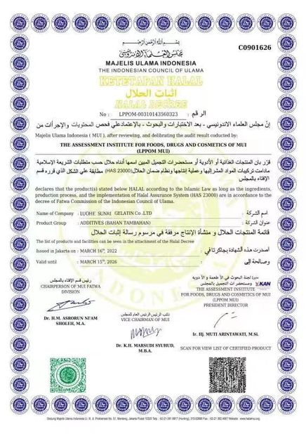 China Luohe Anchi Biothch Limited Company certification